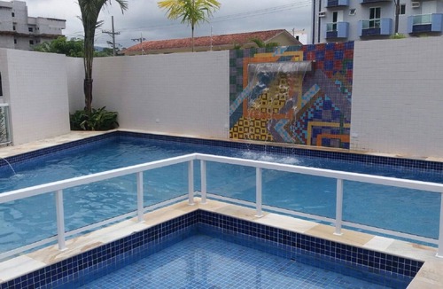 Praia Grande Apartment | Apartment with full leisure facilities, air conditioning in the bedrooms!