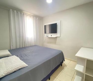 Botucatu Apartment | APE 201 - Cama King, WiFi, Garagem Coberta, Portaria 24h, Centro