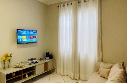 Santos Dumont Apartment | Ape com Horta, Cama Casal Queen, SmartTV, Ar, WiFi e Vaga na garagem