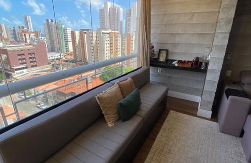 Fortaleza Apartment | Apt 3BR luxo com 2 garagens na melhor localização