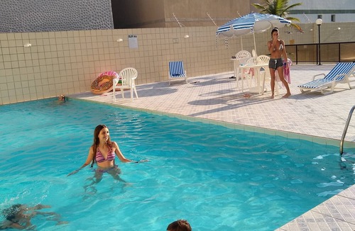 Jardim Tres Marias Apartment | Apt Enseada 2 bedrooms, 2 bathrooms, air conditioning, swimming pool, 350 mts. from the beach.