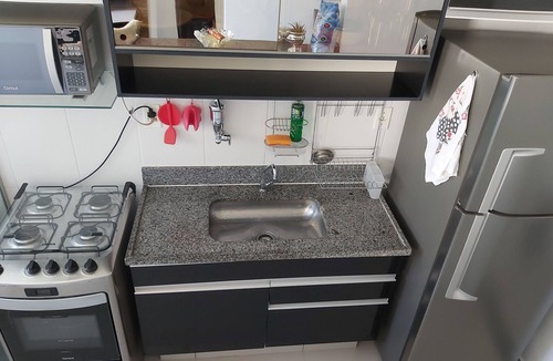 Ribeirao Preto Apartment | Apt. furnished 2 BEDROOMS, Wifi, Air conditioning, garage. Easy Access to Shopping Malls.