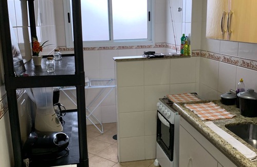 Mongagua Apartment | Apto 1 Dorm Frente ao mar com Piscina no Centro