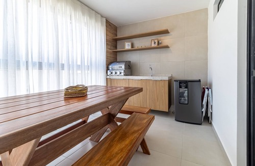 Barra de Sao Miguel Apartment | APTO 2 Suítes | Varanda Gourmet | Climatizado | San Martin | Destino BSM 203C