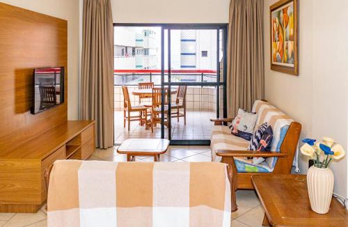 Tupi Apartment | Apto 3 quartos, 100m da praia, piscina e churrasqueira