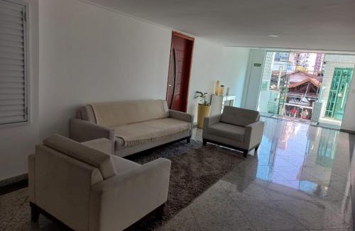 Vila Assuncao Apartment | Apto Alto padrão com grande sacada 1 quadra e meia da Praia (Ocian)