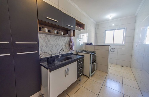 Vila Assuncao Apartment | Apto com Varanda e Garagem 300m | Praia Vila Tupi