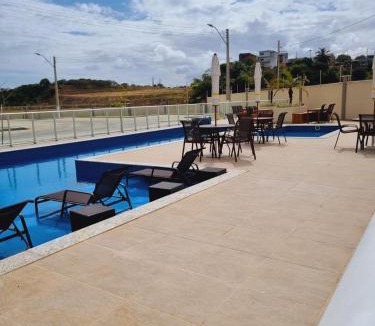 Cruz das Almas Apartment | Apto com vista mar I Varanda I Piscina I Shopping