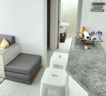 Vila Julia Apartment | Apto Guarujá 1 Dorm com Garagem Coberta 280m da Praia