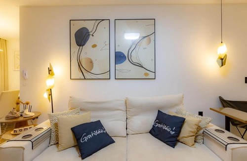 Porto Belo Apartment | Apto Premium com Varanda Gourmet a 290m da Praia