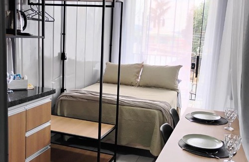 Centro Apartment | Beach Loft Containers n 3 c sacada, ar cond, 200m mar