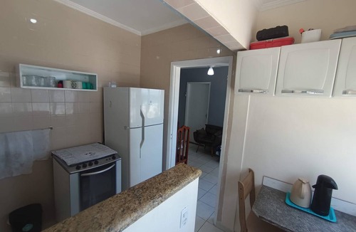 Vila Assuncao Apartment | Beachfront apartment in Vila Tupi, Praia Grande, south coast.