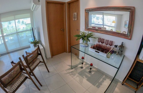 Praia dos Carneiros Apartment | Beachfront apartment. 1 bedroom - Fully equipped = Best location in the resort.