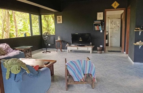 Maresias Cabin | Beachfront suite in a family home in Maresias: Cross the street and experience the beach!