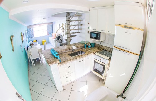 Tombo Apartment | Beachfront + View - 2 Bedrooms + Air Cond, 2 Bathrooms, Living Room, Kitchen, 1 Garage, Wi-Fi and Bed Linen