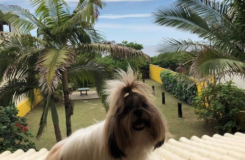 Guaratuba House | Beachfront! Wonderful house with pool and large garden.