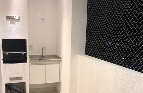 Jardim Goias Apartment | Beautiful 1 Bedroom Apartment Decorated with Charcoal Barbecue