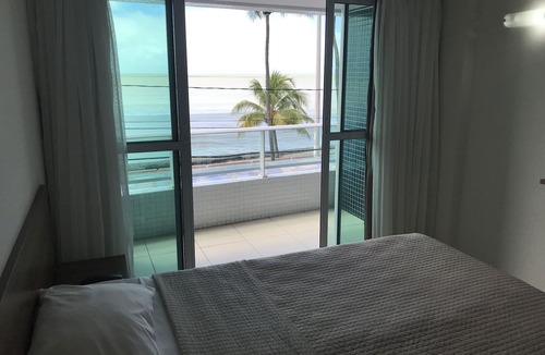 Cabo Branco Apartment | Beautiful Accommodation - Beachfront Apartment in Cabo Branco with Balcony