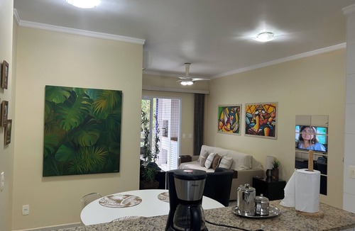 Praia Grande Apartment | Beautiful apartment for max. 8 people in the noble area of P. Grande with great leisure area with air conditioning