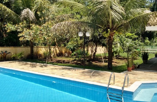 Peruibe House | Beautiful house with private pool and field - 24 hour surveillance - WI-FI