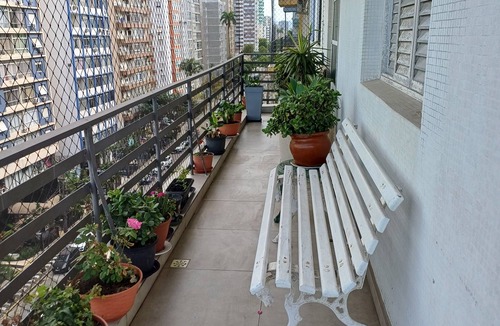 Boqueirao Apartment | Beautiful view of the sea and waterfront gardens!