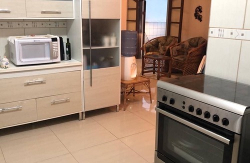 Mongagua House | Beira Mar House with pool and waterfall in Mongaguá with 06 suites
