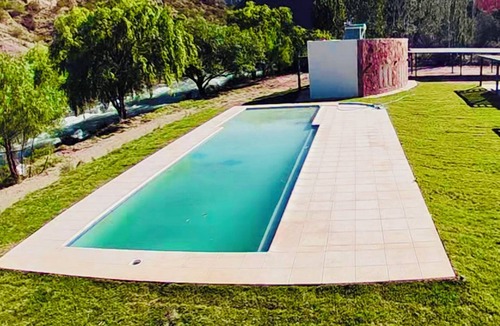 Rincon del Atuel Cabin | Bella Ribera – Riverfront Cabins in Valle Grande with Big Pool & Private Jacuzzi