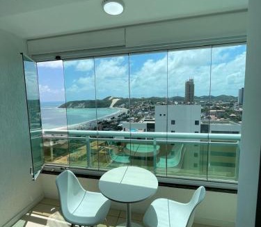 Ponta Negra Apartment | Blue Ocean 2 Suites maravilhosa vista Morro do Careca