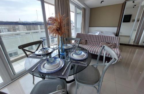 Pompeia Apartment | Book Santos - Unlimited 1419 - Studio Frente Mar
