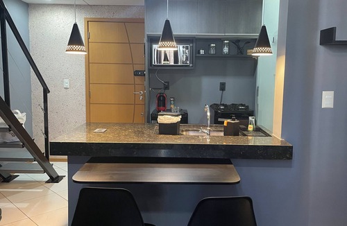 Bauru Apartment | Charming loft (CPO, Centrinho USP, Bauru Shopping)