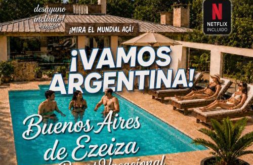 La Union Apartment | Buenos Aires de Ezeiza - Resort Vacacional - Amenities Premium en zonas a compartir - 3 Departamentos full - Desayuno, Netflix y Disney incluidos - Otra forma de Vacacionar