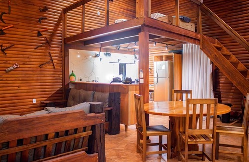 Autodromo Ski Chalet | Cabana Texas Estilo Country com Hidro e Lareira