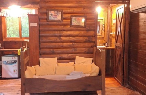 Pilar Centro Cabin | Cabin in a complex with a pool and green areas #C