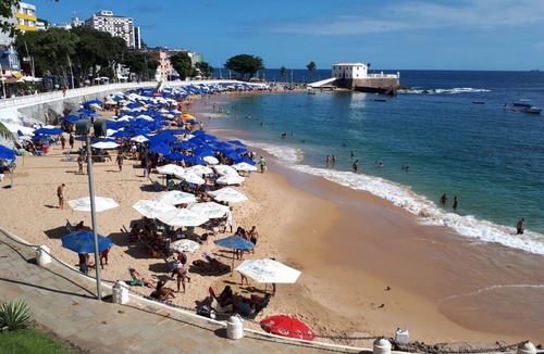 Barra Apartment | Carnival Salvador Bahia Loft facing the wonderful Porto Barra Bela beach with ocean view.