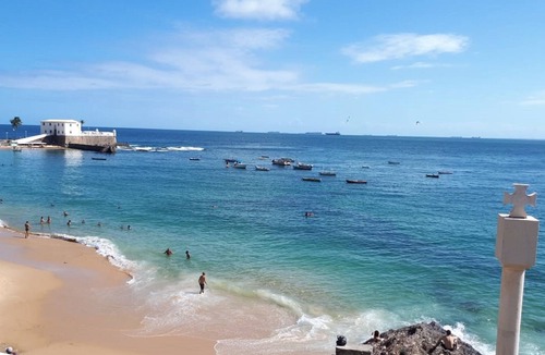 Barra Apartment | Carnival Salvador Bahia Loft facing the wonderful Porto Barra Bela beach with ocean view.