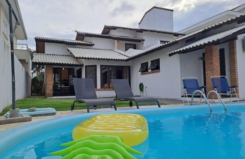 Jurere Internacional House | Casa Aconchego Jurerê Internacional,6 quartos , churrasqueira, piscina, 350m do mar