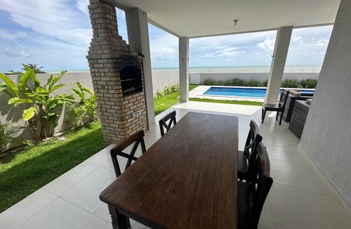 Touros House | Casa Beira Mar com Piscina, Churrasqueira - Praia de Touros - RN - Petfriendly