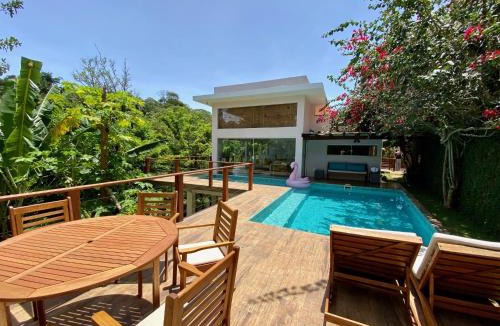 Morro de Sao Paulo House | Casa com Piscina, 3 Suites, sala de estar e cozinha completa