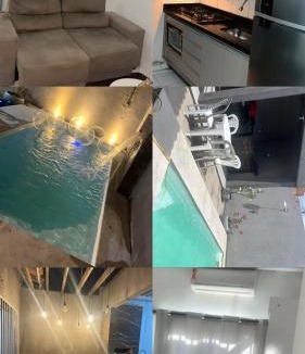 Pampalona House | Casa com piscina, garagem, dois banheiros, dois quartos fácil acesso Uber e 99