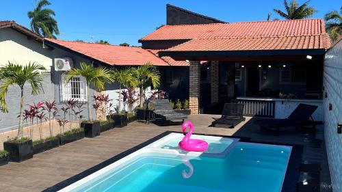 Jardim Rio da Praia House | Casa com Piscina Grande e Hidro