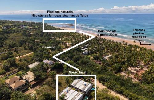 Barra Grande Villa | Casa em Taipu de Fora 100m da Praia com Piscina - Casa 1
