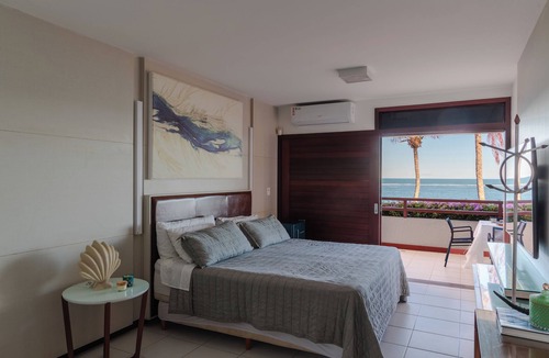 Barra de Sao Miguel House | Casa Manaua: beachfront property with incredible views in Barra de São Miguel