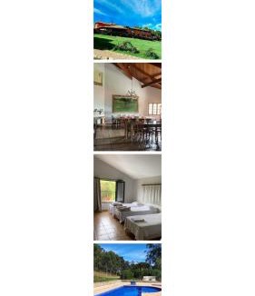 Pedra Bela House | Casa na FAZENDA para até 35 hóspedes, 10 suítes, PISCINA, churrasqueira, internet 400MB, PESCA, cavalos e vaca de LEITE