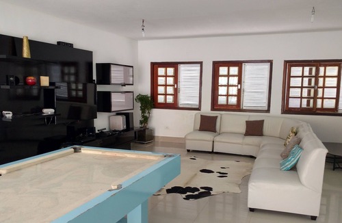 Jardim Virginia House | Casa Nova Cove Guarujá-4 suites-POOL-w / CONDITIONED