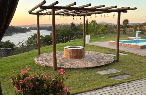 Governador Mangabeira House | Casa Pedra do Cavalo e Piscina e Rio Paraguaçu