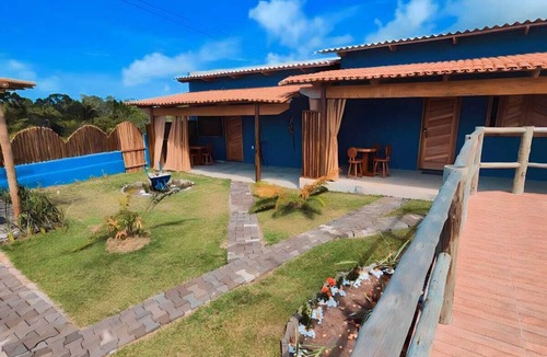 Corumbau House | Casas Araras de Corumbau-piscina 5 Min da Praia