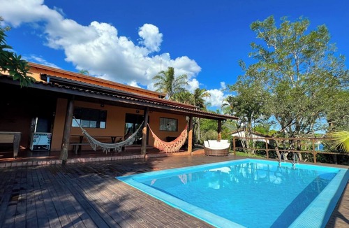 Delfinopolis House | Chácara com lazer completo, Wi-Fi e pet friendly