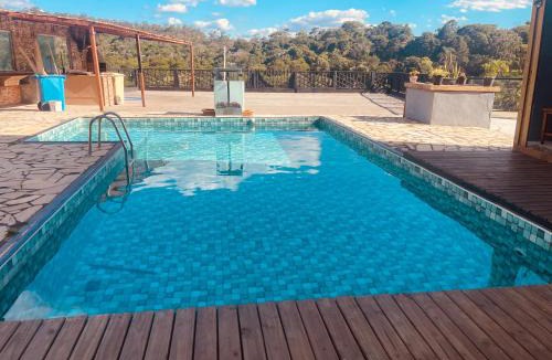 Portao House | Chácara Com Piscina e Vista das Montanhas