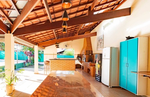 Sao Pedro House | Chácara em São Pedro com Piscina e Churrasqueira