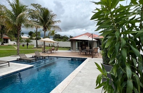 Limeira House | CHACARA ZANCHETTA HEATED SWIMMING POOL BEACH TENNIS WOOD-BURNING FIREPLACE AND ECOLOGY